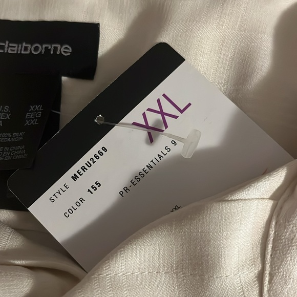 Silk Claiborne men’s shirt. XXL - Picture 5 of 7